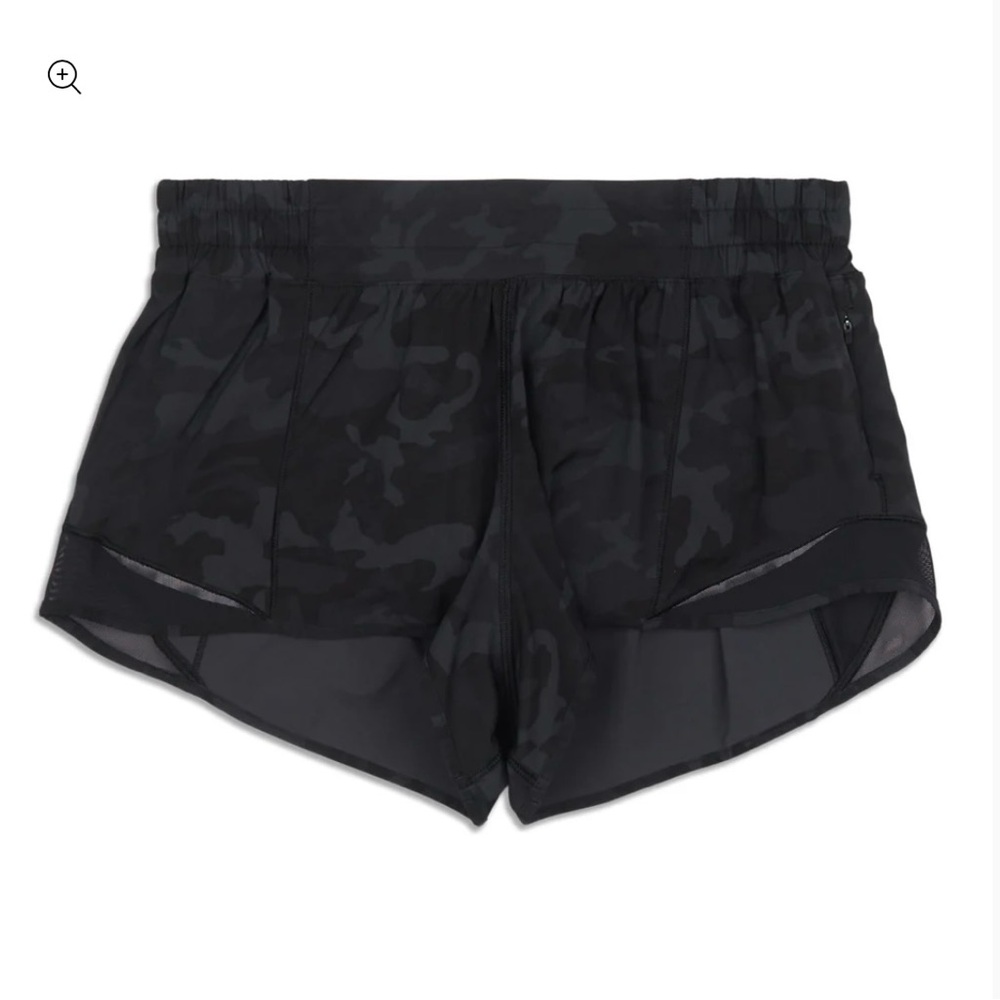 lululemon black camo hotty hot shorts